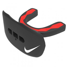 Protector Dental+Labio Nike Hyperflow adulto con strap﻿ y sabor Cereza Negro