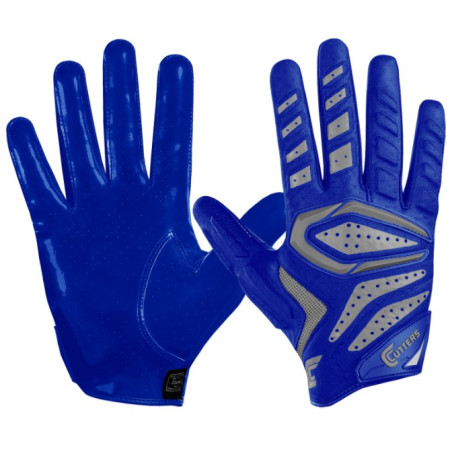 Gants de Football américain Cutters The Gamer 2.0 bleu