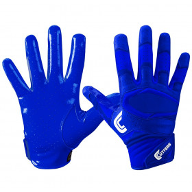 Gants de football américain Cutters S451 REV pro Solid bleu