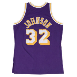 195662_Maillot NBA swingman Magic Johnson Los Angeles Lakers Hardwood Classics Mitchell & ness violet