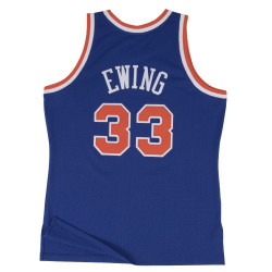 195653_Maillot NBA swingman Magic Patrick Ewing New York Knicks Hardwood Classics Mitchell & ness bleu