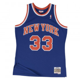 195653_Maillot NBA swingman Magic Patrick Ewing New York Knicks Hardwood Classics Mitchell & ness bleu