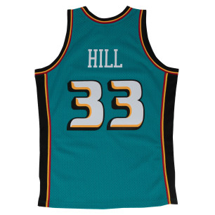 Maillot NBA Grant Hill Detroit Pistons 1998 Mitchell & ness Hardwood Classics vert