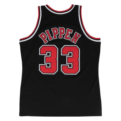 195644_Maillot NBA swingman Scottie Pippen Chicago Bulls Hardwood Classics Mitchell & ness Noir