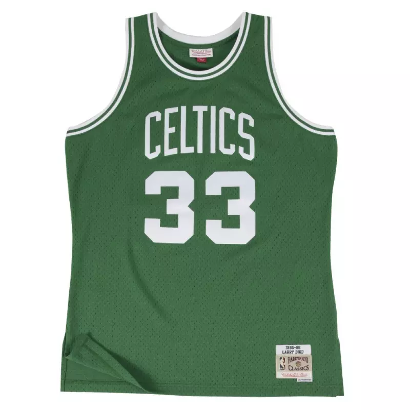 Camiseta NBA Swingman Larry Bird Boston Celtics Hardwood Classics Mitchell & Ness Verde