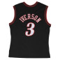 Mitchell & ness NBA Allen Iverson Philadelphie Sixers 2000-01 Mitchell & ness Hardwood Classics negro Mitchell & ness NBA Allen Iverson Philadelphie Sixers 2000-01 Mitchell & ness Hardwood Classics negro