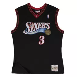 Maillot NBA Allen Iverson Philadelphie Sixers 2000-01 Mitchell & ness Hardwood Classics noir