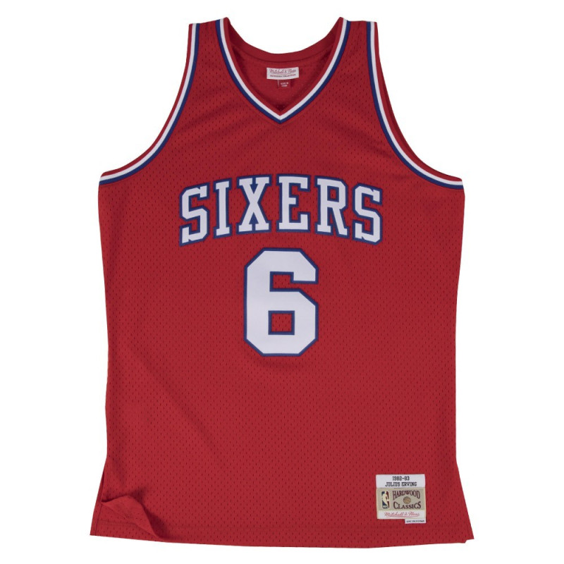 Mitchell & ness NBA swingman Julius Erving Philadelphie Sixers Hardwood Classics red
