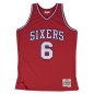 Maillot NBA swingman Julius Erving Philadelphie Sixers Hardwood Classics Mitchell & ness Rouge Maillot NBA swingman Julius Erving Philadelphie Sixers Hardwood Classics Mitchell & ness Rouge