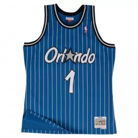 Camiseta NBA Swingman Anfernee Hardaway Orlando Magic Hardwood Classics Mitchell & Ness Azul