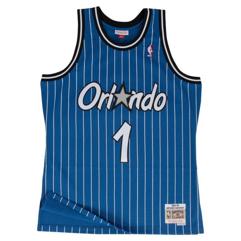 Maillot NBA swingman Anfernee Hardaway Orlando Magic Hardwood Classics Mitchell & ness Bleu Maillot NBA swingman Anfernee Hardaway Orlando Magic Hardwood Classics Mitchell & ness Bleu