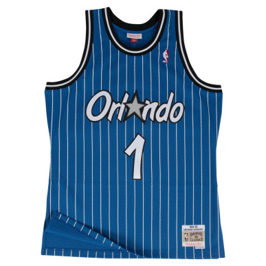 195643_Maillot NBA swingman Anfernee Hardaway Orlando Magic Hardwood Classics Mitchell & ness Bleu