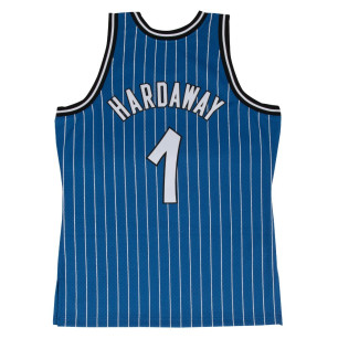 Maillot NBA swingman Anfernee Hardaway Orlando Magic Hardwood Classics Mitchell & ness Bleu