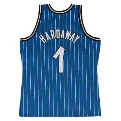 195643_Maillot NBA swingman Anfernee Hardaway Orlando Magic Hardwood Classics Mitchell & ness Bleu