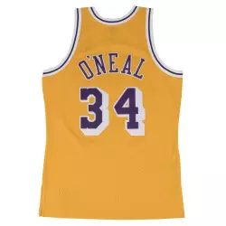 1111110_Maillot NBA swingman Shaquille O'Neal Los Angeles Lakers Hardwood Classics Mitchell & ness jaune