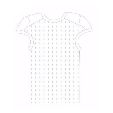 SPORTLAND AMERICAN Practice football jersey white
