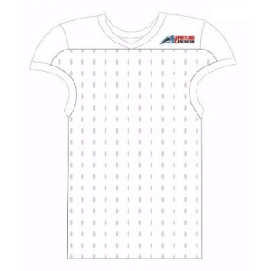 SPORTLAND AMERICAN Practice football jersey white