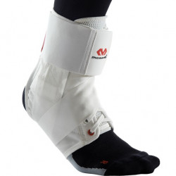 Mcdavid ankle brace covered laces blanco