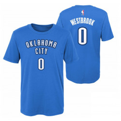 EK2B7TD99B01RW_T-shirt NBA Russell Westbrook Oklahoma Thunders Bleu pour enfant