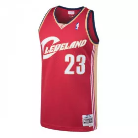 Maillot NBA Hardwood Classics Lebron James Cleveland Cavaliers Rouge Pour enfants