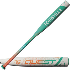 Batte de Softball Louisville Slugger Quest 2018 Vert / Orange