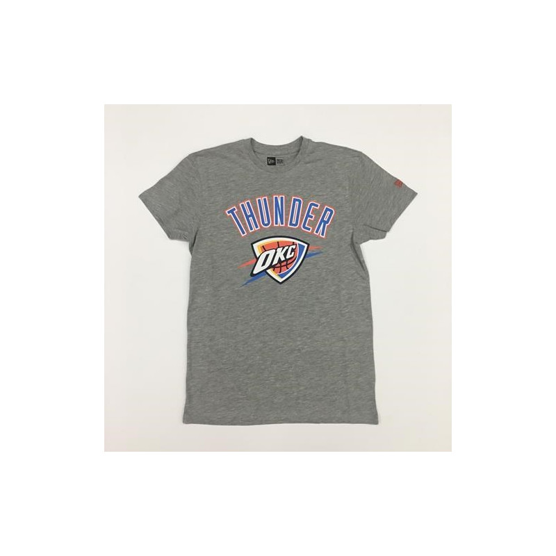 T-Shirt NBA OKC Thunder New Era Gris pour Hommes