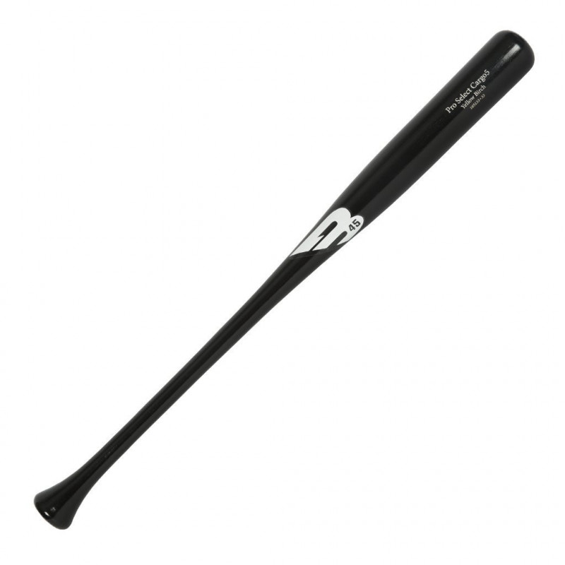 B45 pro select CARGO5 "Carlos Gonzalez" Wood Baseball Bat Yellow Birch negro