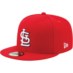 Men's New Era Authentic Collection MLB Saint Louis Cardinals 59fifty hat red