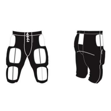 pantalones de futbol americano sin pads Sportland blanco para adulto