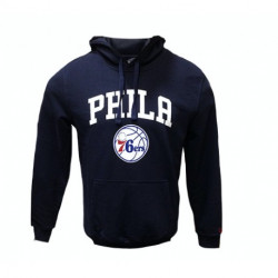 Sweat à Capuche NBA Philadelphia 76ers New Era Team Logo PO Hoody Navy pour Homme