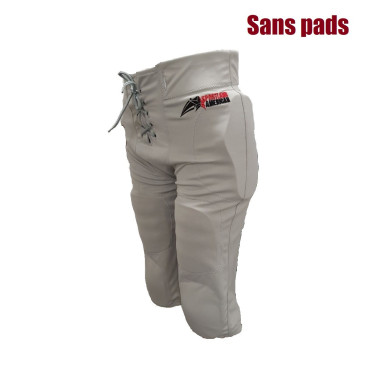 SPORTLANDPANTGRY_Pantalon de football américain Sportland gris pour adulte