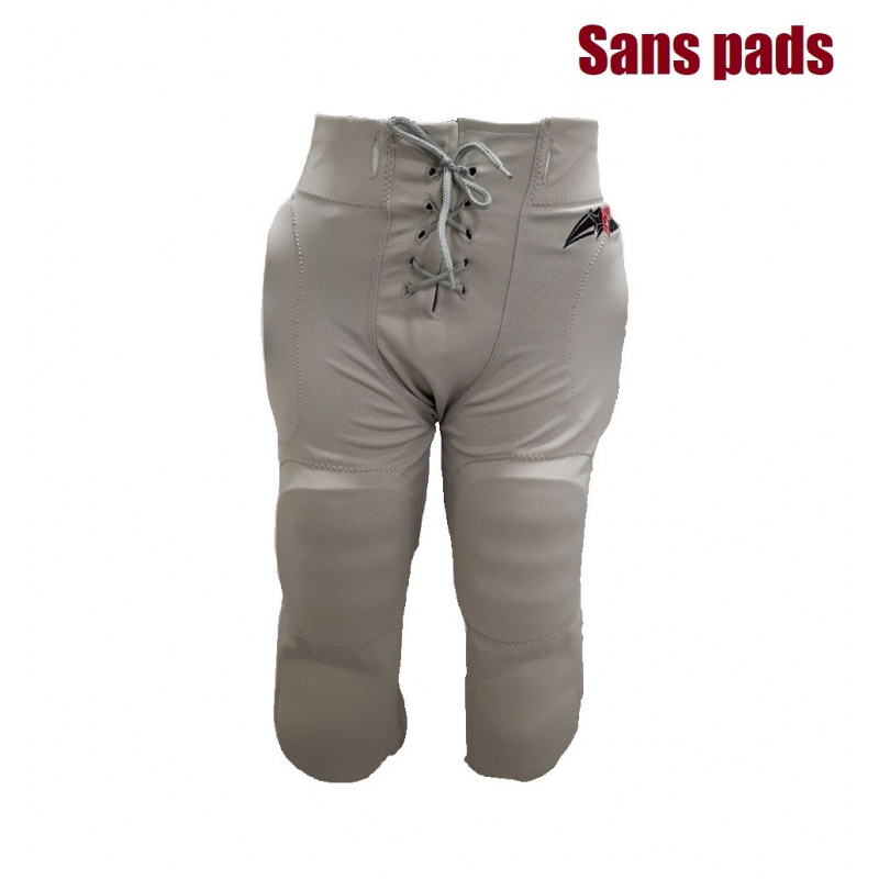 pantalones de futbol americano sin pads Sportland gris para adulto