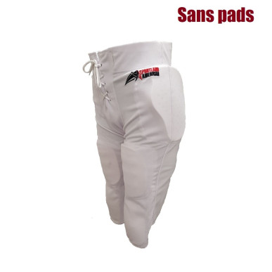 pantalones de futbol americano sin pads Sportland blanco para adulto