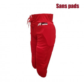 pantalones de futbol americano sin pads Sportland rojo para adulto