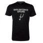 T-shirt NBA San Antonio Spurs New Era Team logo negro T-shirt NBA San Antonio Spurs New Era Team logo negro