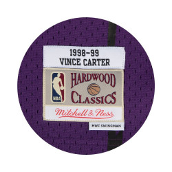 Traje de baloncesto Swingman Vince Carter de NBA Toronto Raptors 1998-99 Clásicos de madera dura Mitchell & ness Purple