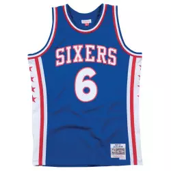 Maillot NBA swingman Julius Erving Philadelphia 76ers 1976-77 Hardwood Classics Mitchell & ness Bleu