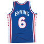 NBA Swingman Julius Erving Philadelphia 76ers 1976-77 Hardwood Classics Mitchell & ness Blue NBA Swingman Julius Erving Philadelphia 76ers 1976-77 Hardwood Classics Mitchell & ness Blue