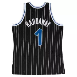 Traje de baloncesto Swingman Anfernee Hardaway Orlando Magic 1994-95 de NBA Clásicos de madera dura Mitchell & ness Negro