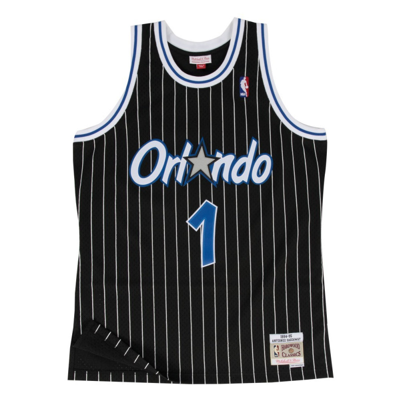 Camiseta NBA Swingman Anfernee Hardaway Orlando Magic 1994-95 Hardwood Classics Mitchell & Ness Negra