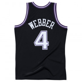Traje de baloncesto Swingman Chris Webber Sacramento Kings 2000-01 de NBA  Clásicos de madera dura Mitchell & ness Negro