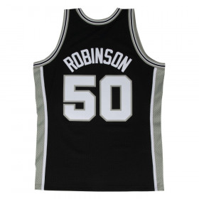 Traje de baloncesto Swingman David Robinson San Antonio Spurs 1998-99 de NBA Clásicos de madera dura Mitchell & ness Negro