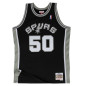 Maillot NBA swingman David Robinson San Antonio Spurs 1998-99 Hardwood Classics Mitchell & ness noir Maillot NBA swingman David Robinson San Antonio Spurs 1998-99 Hardwood Classics Mitchell & ness noir