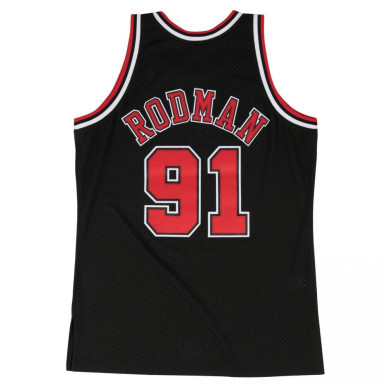 NBA Swingman Dennis Rodman Chicago Bulls 1997-98 Hardwood Classics Mitchell & ness Black
