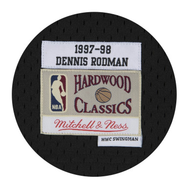 Maillot NBA swingman Dennis Rodman Chicago Bulls 1997-98 Hardwood Classics Mitchell & ness noir
