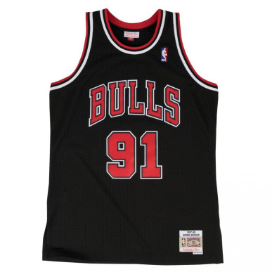 Mitchell & ness Hardwood Classics NBA Jersey Dennis Rodman Chicago Bulls 1997-98 Black