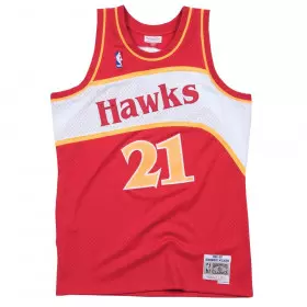 camiseta Mitchell & ness NBA swingman Hardwood classics Dominique Wilkins Atlanta Hawks 1986-87 rojo