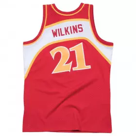 camiseta Mitchell & ness NBA swingman Hardwood classics Dominique Wilkins Atlanta Hawks 1986-87 rojo