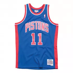 camiseta NBA Isaih Thomas Detroit Pistons 1988-89 Mitchell & ness swingman Hardwood classics azul