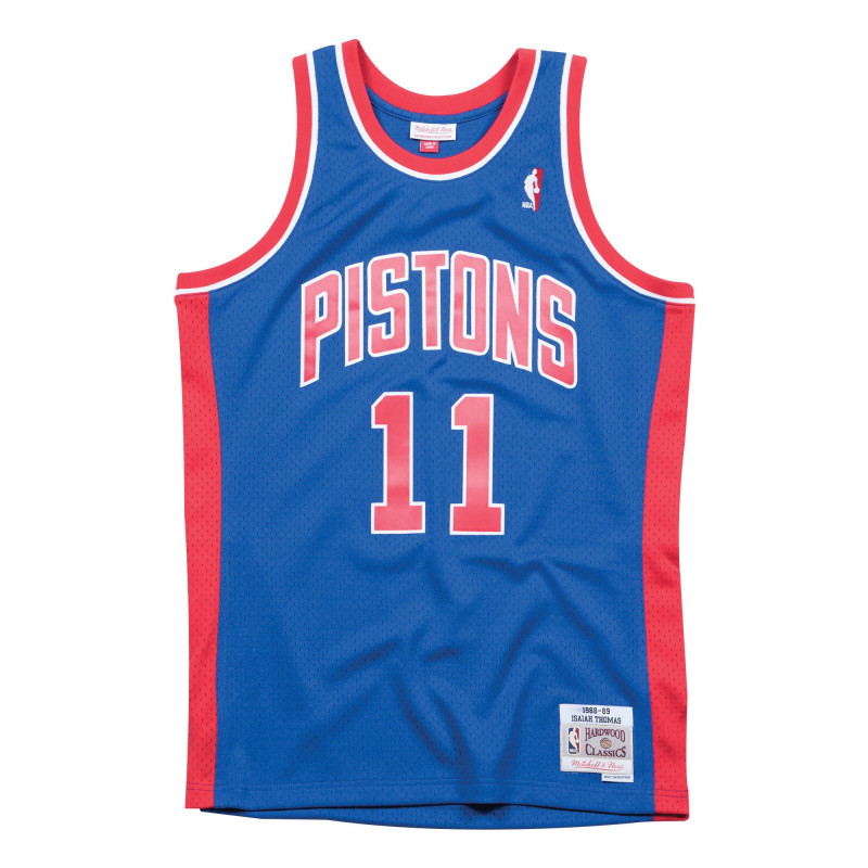 camiseta Mitchell & ness NBA swingman Hardwood classics Isaih Thomas Detroit Pistons 1988-89 azul